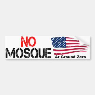 Adesivo Para Carro Nenhuma mesquita no ponto zero