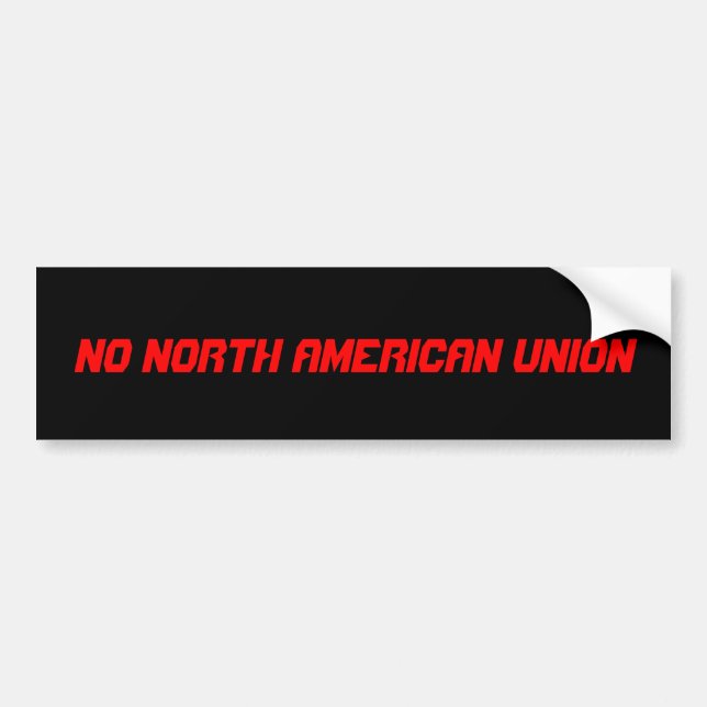 ADESIVO PARA CARRO NENHUMA UNIÃO NORTE-AMERICANA (Frente)