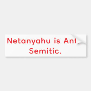 Adesivo Para Carro Netanyahu é Anti-Semita Hankamer Artjunkhaus