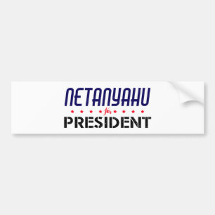 Adesivo Para Carro Netanyahu para o presidente