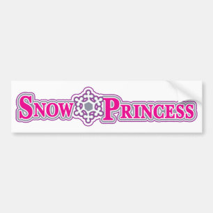 Adesivo Para Carro Neve-Princesa-rosa