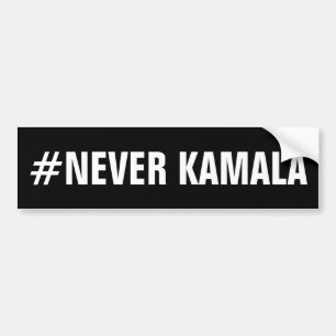 ADESIVO PARA CARRO #NEVER KAMALA
