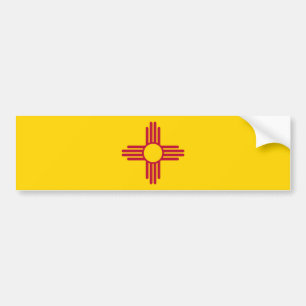 Adesivo Para Carro New mexico/bandeira mexicana do estado (Zia), os