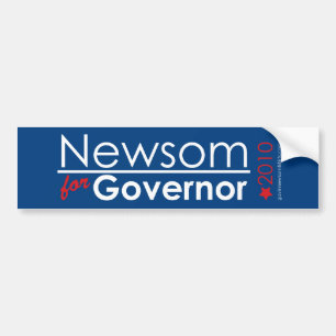 Adesivo Para Carro Newsom para o governador