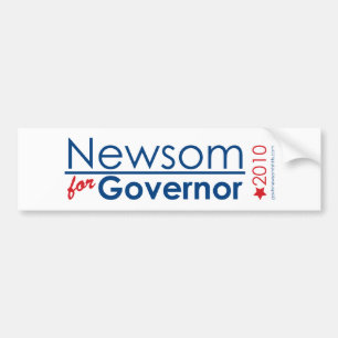Adesivo Para Carro Newsom para o governador