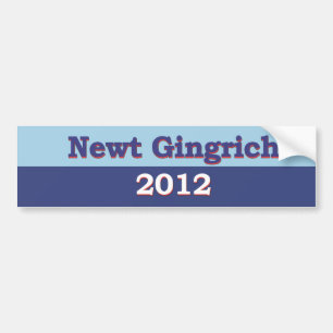 Adesivo Para Carro Newt Gingrich político