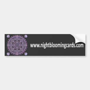 Adesivo Para Carro Nightblooming carda o autocolante no vidro