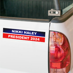 Adesivo Para Carro Nikki Haley 2024