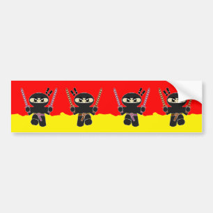Adesivo Para Carro Ninjas raivosos