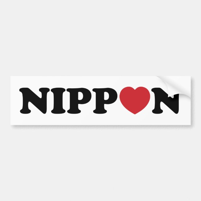 Adesivo Para Carro Nippon Love Heart (Frente)