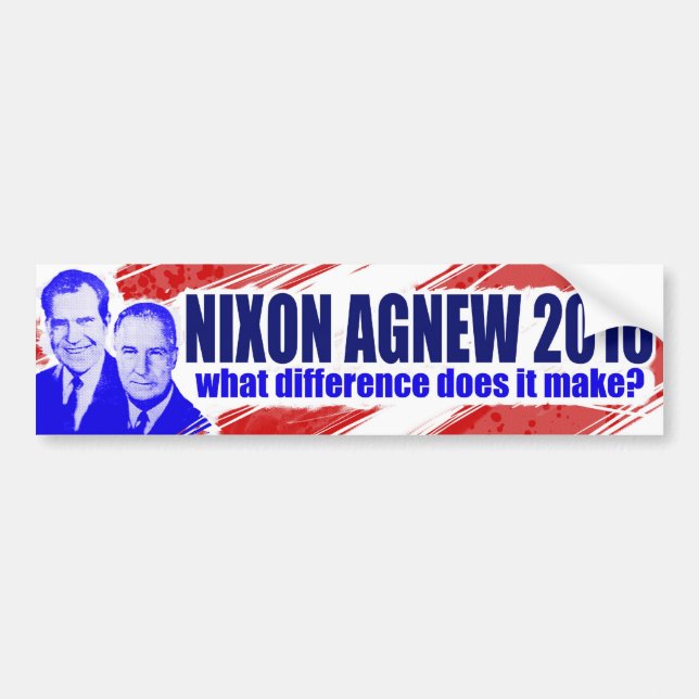 Adesivo Para Carro Nixon/Agnew 2016 (Frente)