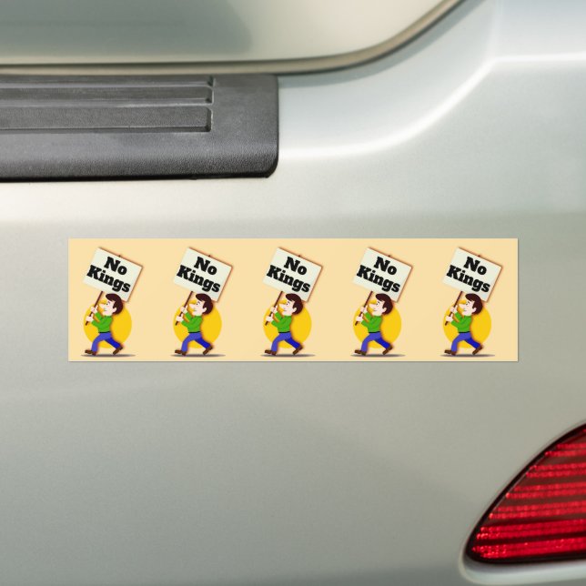 Adesivo Para Carro No Kings Bumpersticker (No carro)
