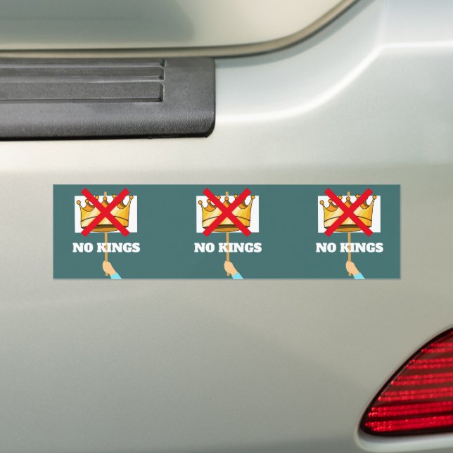 Adesivo Para Carro No Kings Bumpersticker (No carro)