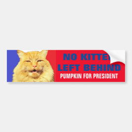 Adesivo Para Carro No Kitten Left Back Pumpkin Para Presidente 2016