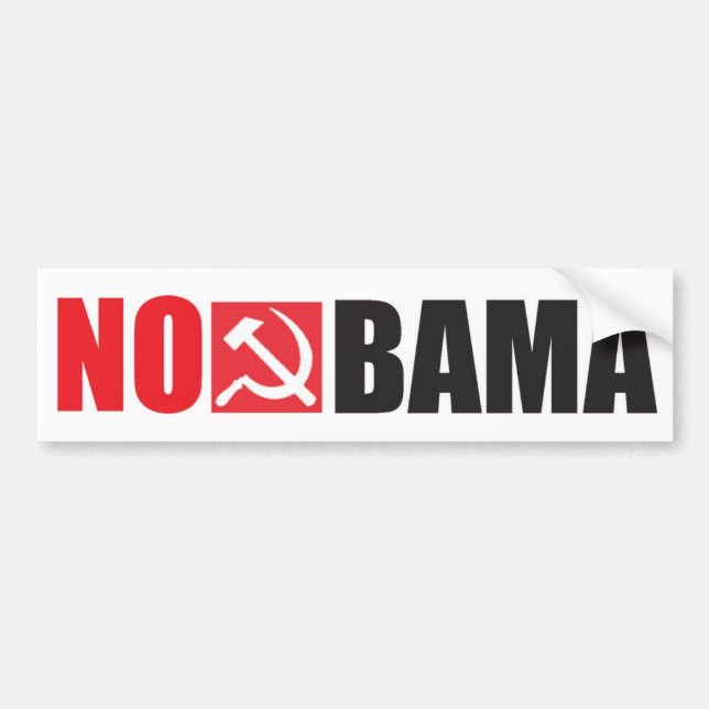 Adesivo Para Carro NoBama (Frente)
