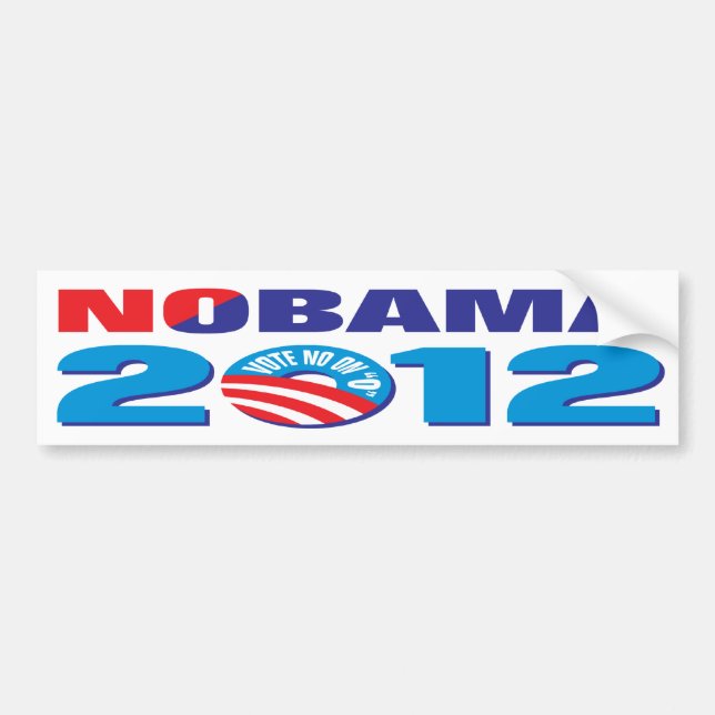ADESIVO PARA CARRO NOBAMA 2012 (Frente)