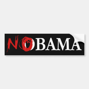 ADESIVO PARA CARRO NOBAMA BUMPERSTICKER