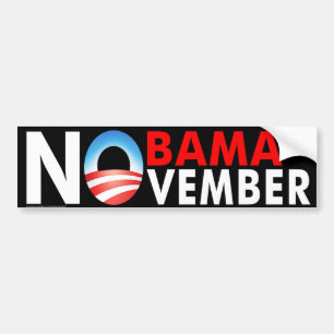 Adesivo Para Carro Nobama em novembro