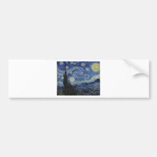 Adesivo Para Carro Noite Estrelada de Van Gogh