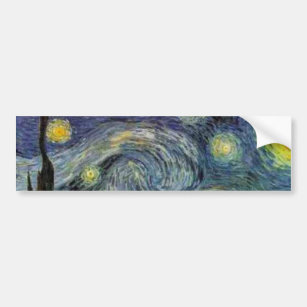 Adesivo Para Carro Noite estrelado - Van Gogh