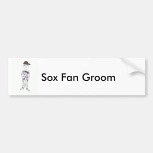 Adesivo Para Carro Noivo do fã do Sox
