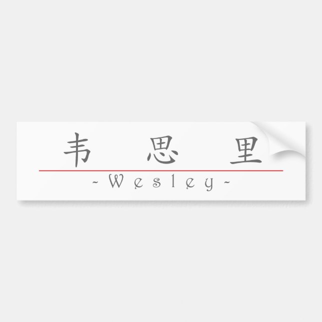 Adesivo Para Carro Nome chinês para Wesley 22155_1.pdf (Frente)