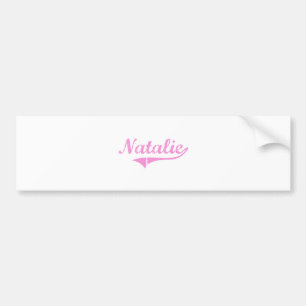 Adesivo Para Carro Nome clássico do estilo de Natalie