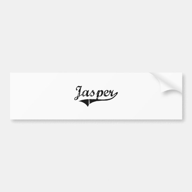 Adesivo Para Carro Nome clássico do estilo do jaspe (Frente)