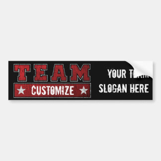 Adesivo Para Carro Nome customizável e slogan da equipe