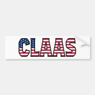 Adesivo Para Carro Nome da Claas Vorname USA Aufkleber Sticker Auto