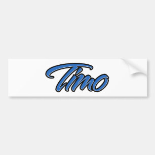 Adesivo Para Carro Nome da Timo Blue Aufkleber Sticker Autoaufkleber