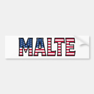 Adesivo Para Carro Nome Malto Vorname USA Aufkleber Sticker Auto
