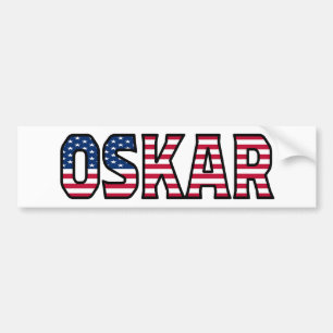 Adesivo Para Carro Nome Oskar Vorname USA Aufkleber Sticker Auto