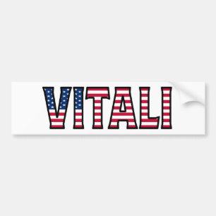 Adesivo Para Carro Nome Vitali Vorname USA Aufkleber Sticker Auto