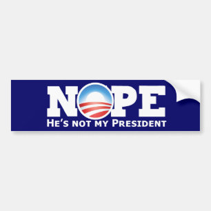 Adesivo Para Carro Nope nobama