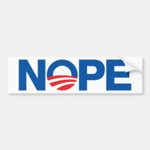 Adesivo Para Carro Nope Obama