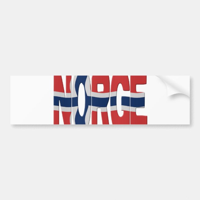 Adesivo Para Carro Norge flag (Frente)