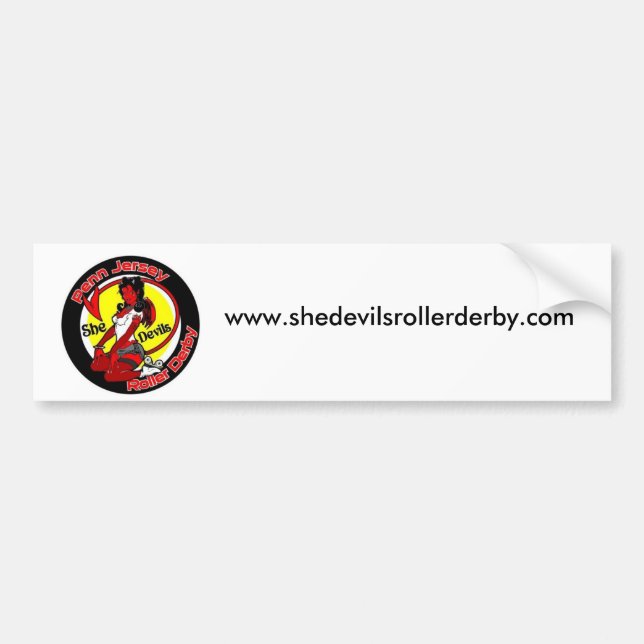 Adesivo Para Carro normal_shedevilslogo, www.shedevilsrollerderby.com (Frente)
