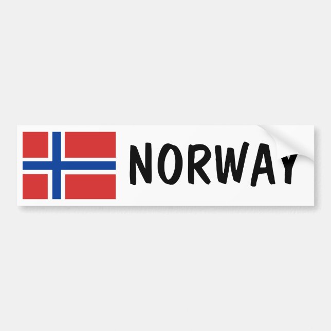 Adesivo Para Carro Noruega (Frente)