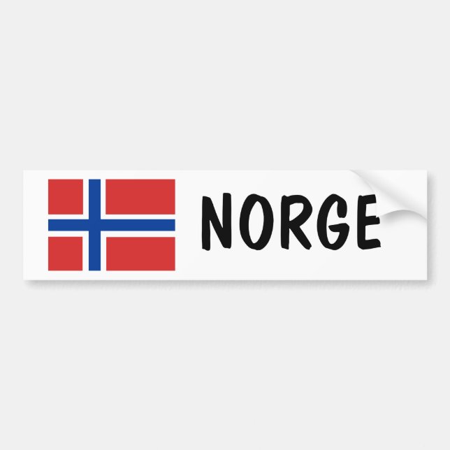 Adesivo Para Carro Noruega (Frente)