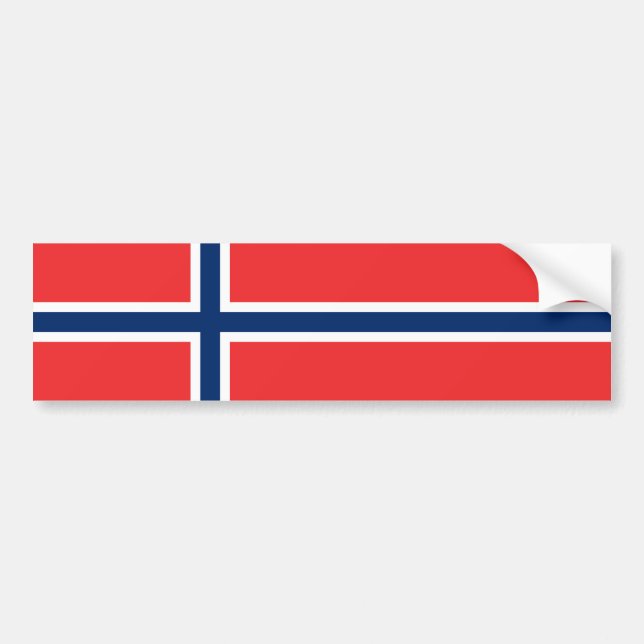 Adesivo Para Carro Noruega/bandeira norueguesa (Frente)