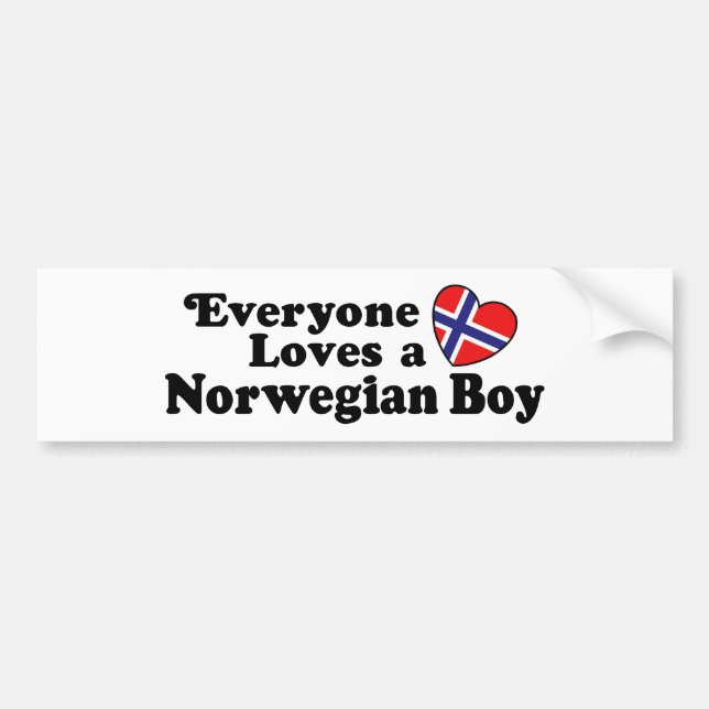 Adesivo Para Carro Norueguês (Frente)