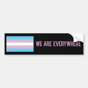 Adesivo Para Carro Nós estamos em toda parte etiqueta (o transgender