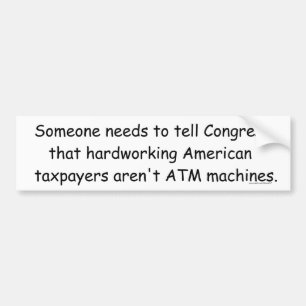 Adesivo Para Carro Nós não somos máquinas Bumpersticker do ATM