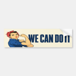 Adesivo Para Carro Nós Podemos Fazer Isso Rosie Riveter