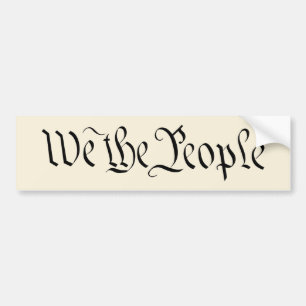 Adesivo Para Carro Nós somos o Pessoas Bumper Sticker