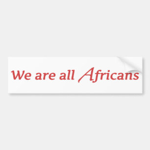 Adesivo Para Carro Nós somos todos os africanos
