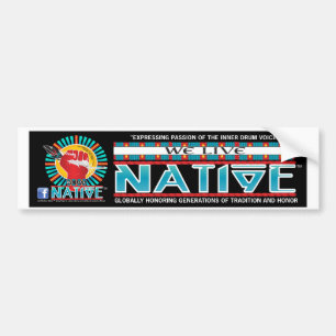Adesivo Para Carro Nós vivemos coleção de Native™