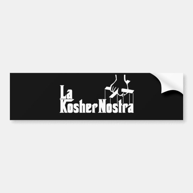 Adesivo Para Carro Nostra Kosher (Frente)