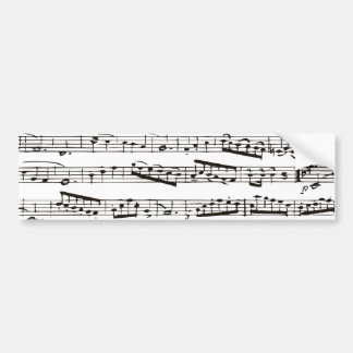 Adesivo Para Carro Notas musicais preto e branco